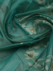 Jamdani Chanderi Unstitched Suit Piece With Dupatta