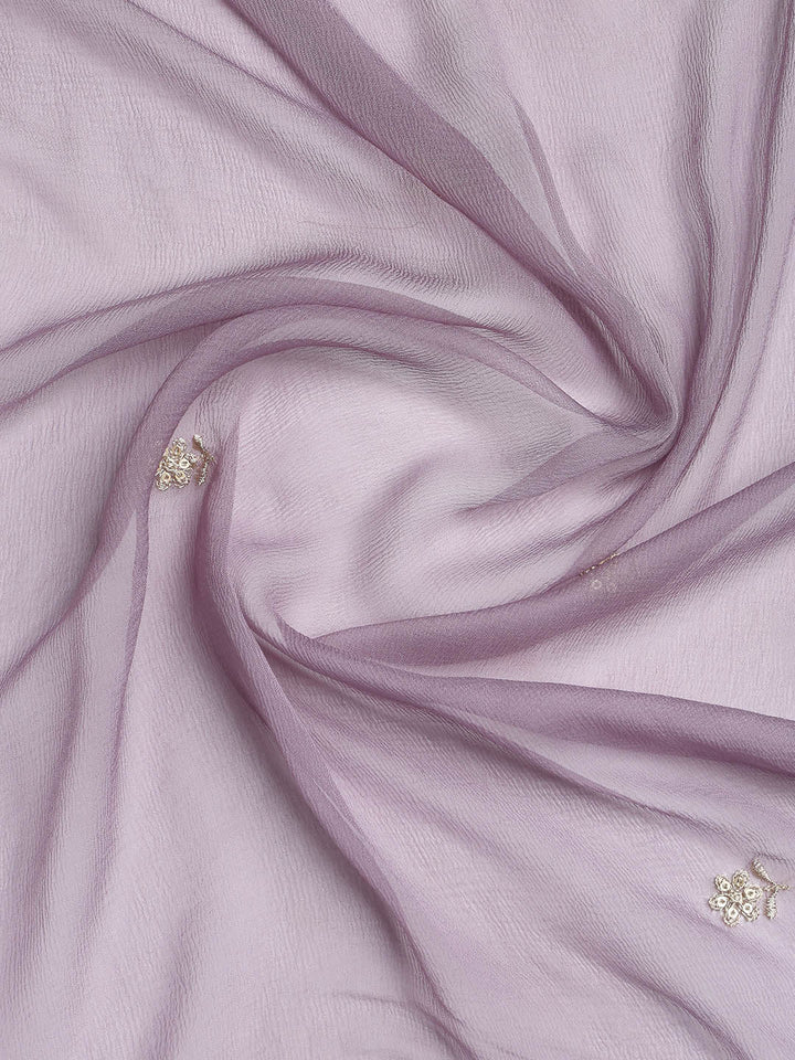 Embroidered Muslin Unstitched Suit With Dupatta