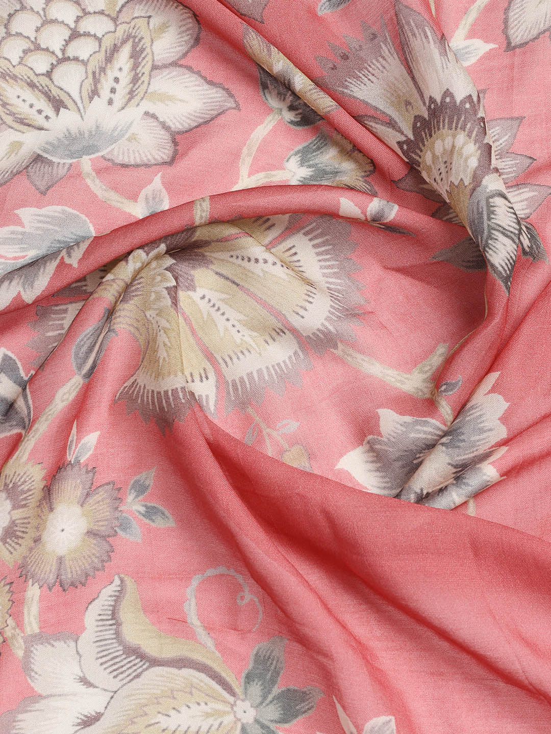 Printed Muslin Unstitched Suit With Dupatta