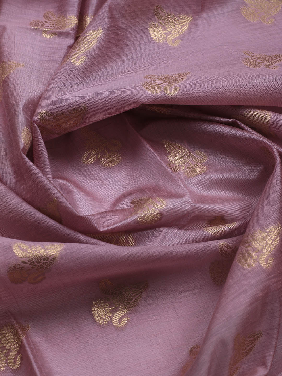 Woven Chanderi Unstitched Suit With Dupatta