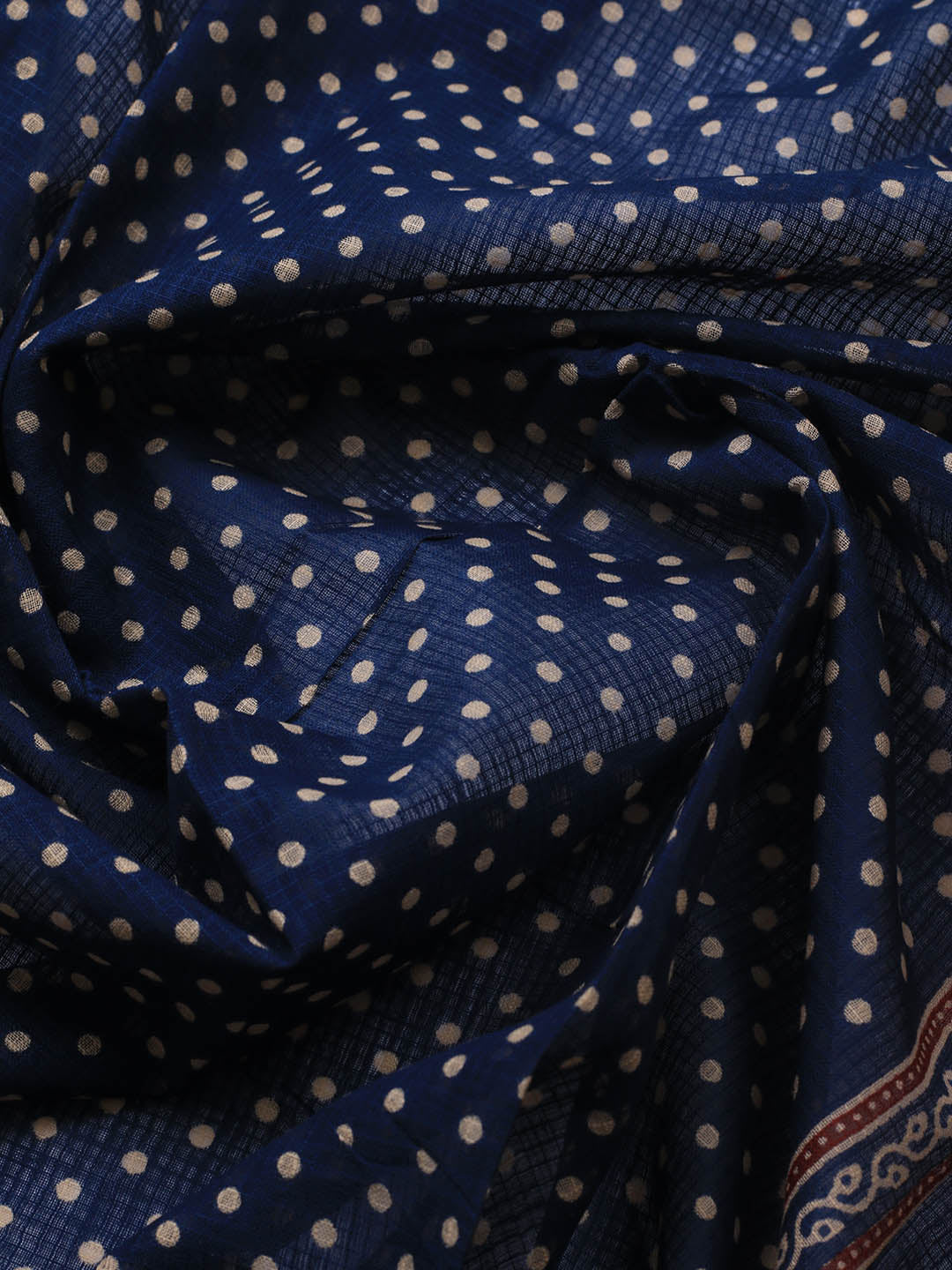 Printed Cotton Blend Unstitched Suit Piece With Dupatta