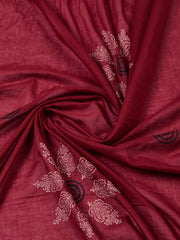Printed Cotton Blend Unstitched Suit Piece With Dupatta