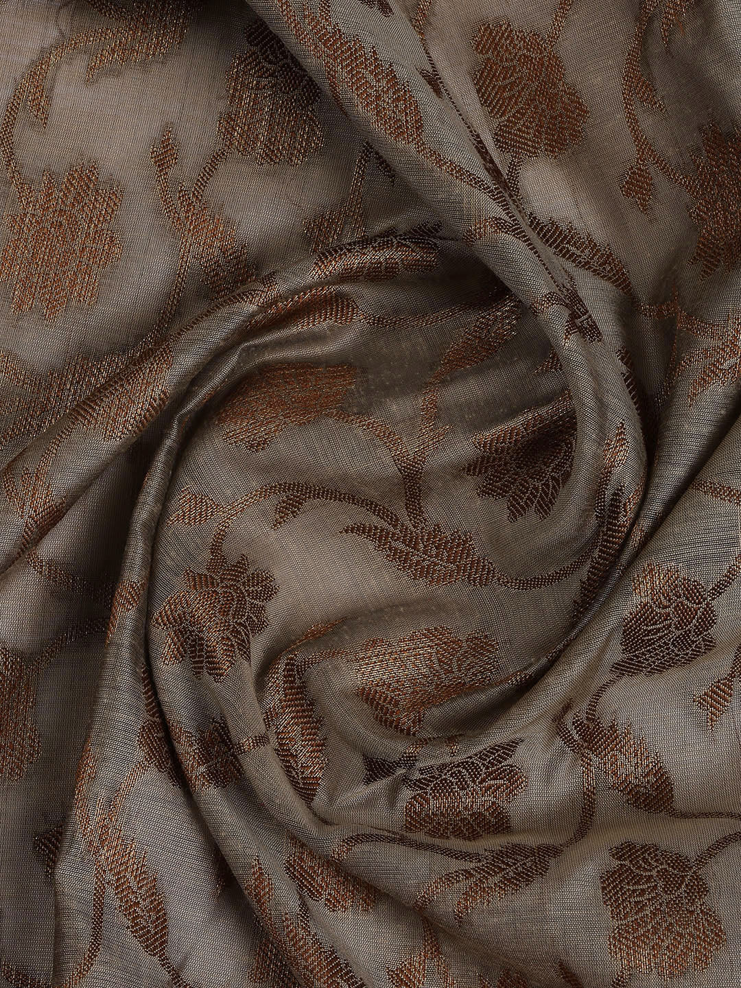 Banarasi Chanderi Unstitched Suit With Dupatta