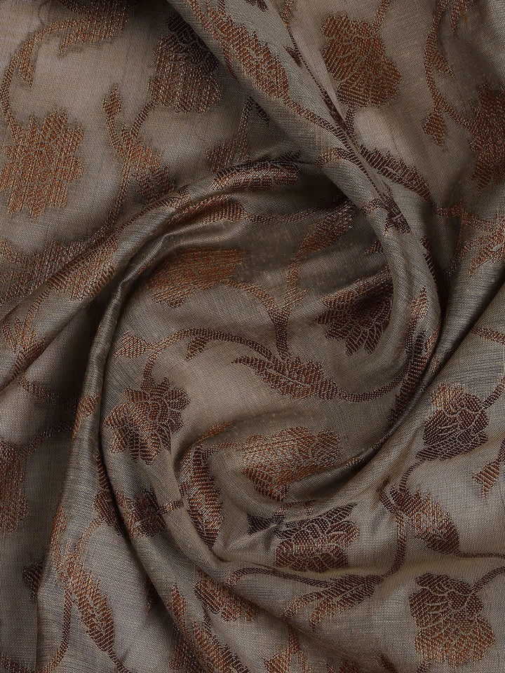 Banarasi Chanderi Unstitched Suit With Dupatta