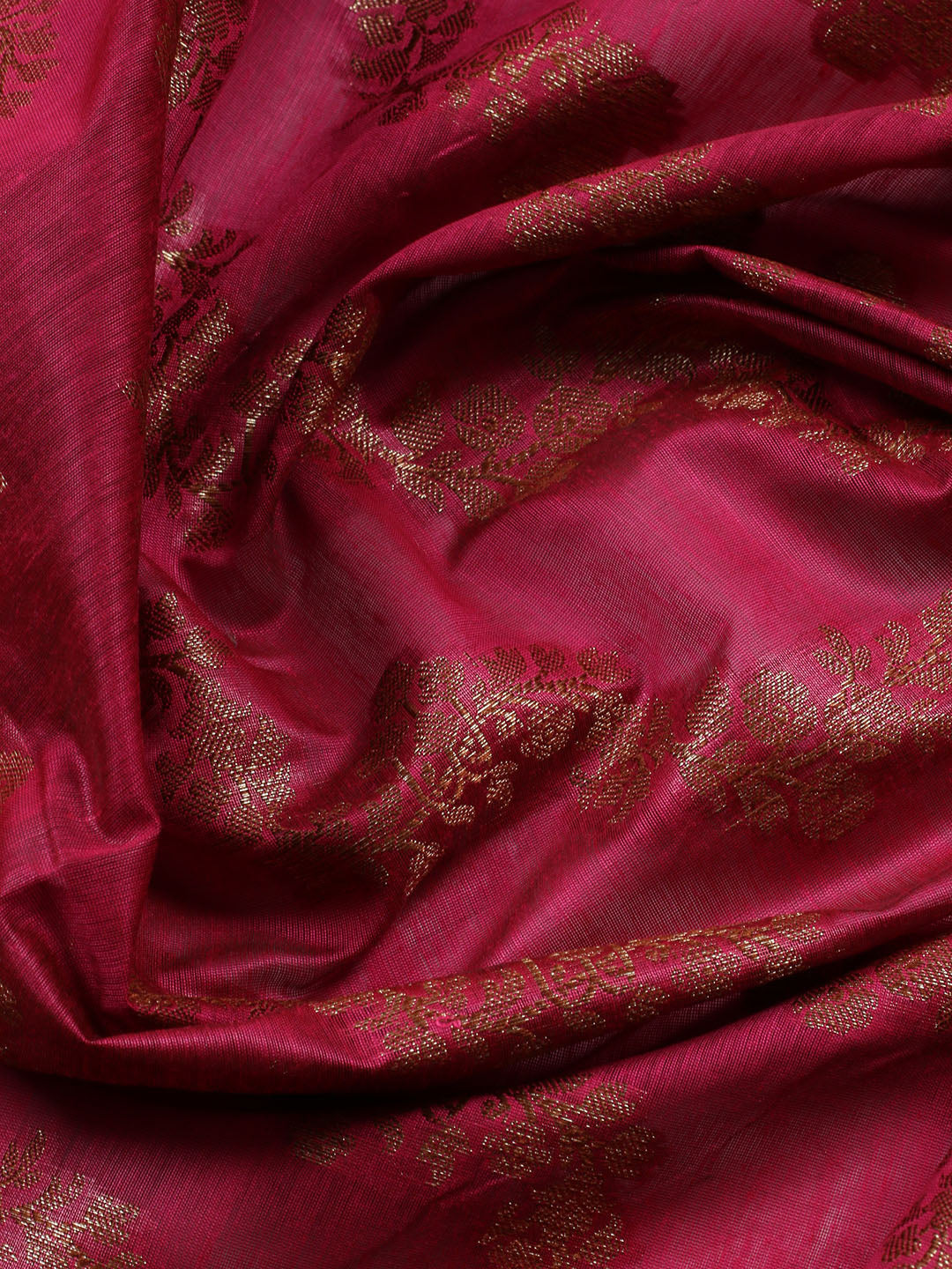Woven Chanderi Unstitched Suit Piece With Dupatta