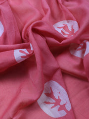 Printed Cotton Blend Unstitched Suit With Dupatta