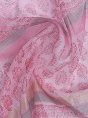 Neck Work Cotton Blend Unstitched Suit With Dupatta
