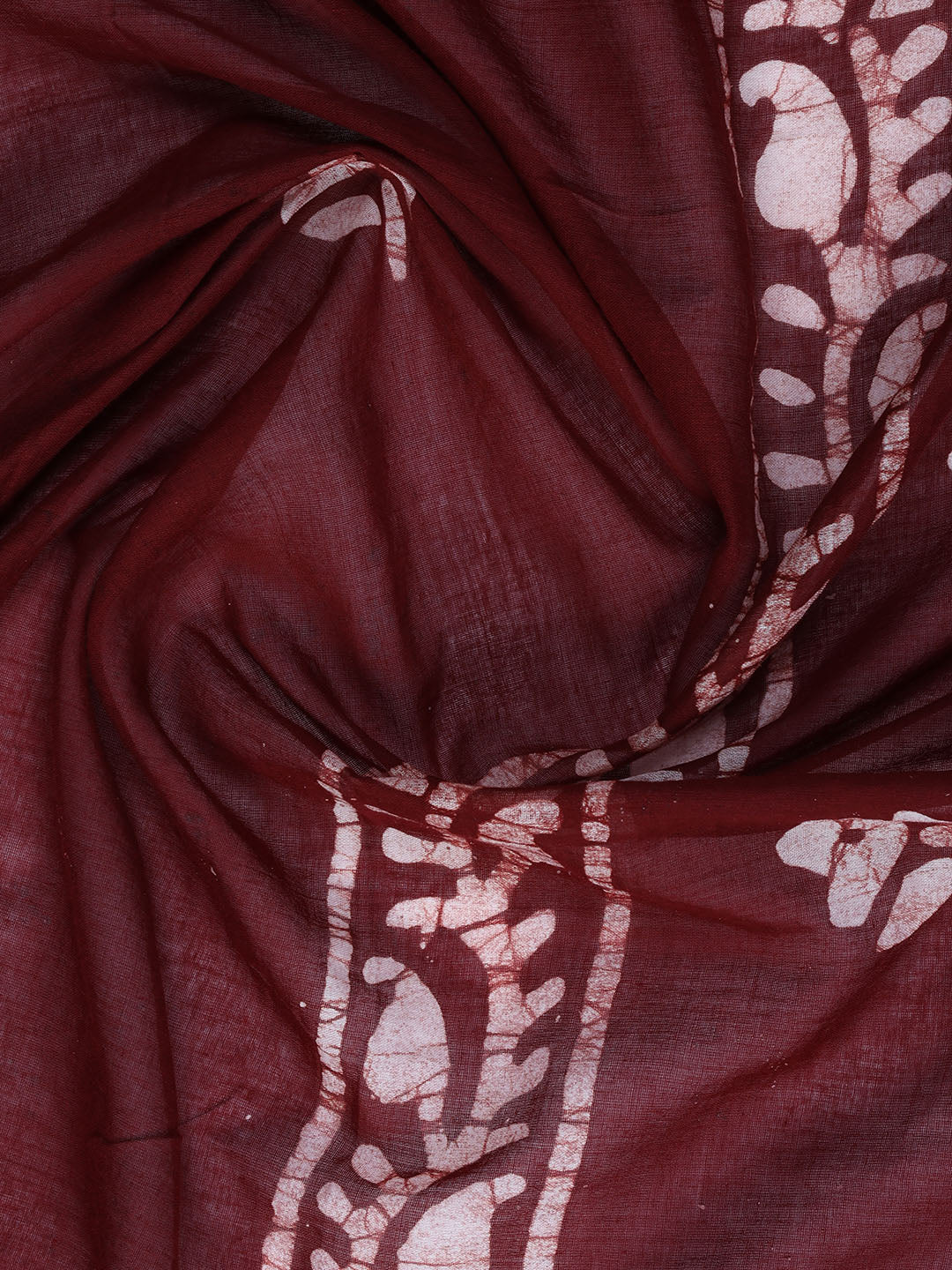 Printed Cotton Blend Unstitched Suit With Dupatta
