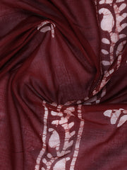 Printed Cotton Blend Unstitched Suit With Dupatta