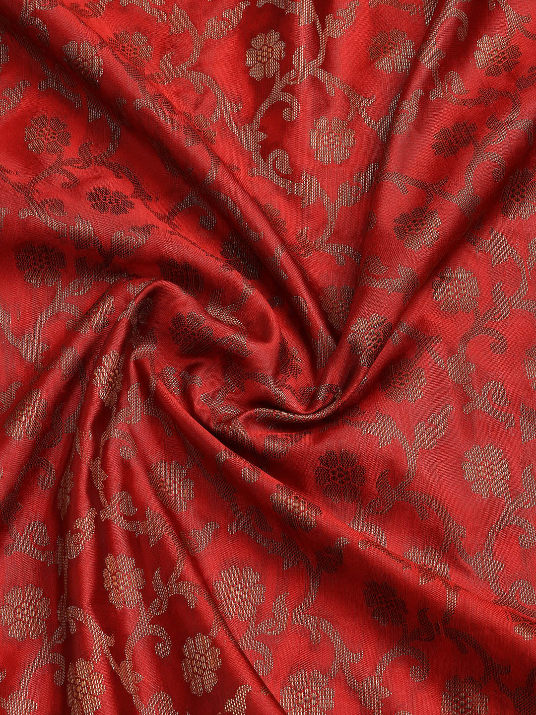 Woven Chanderi Unstitched Suit With Dupatta