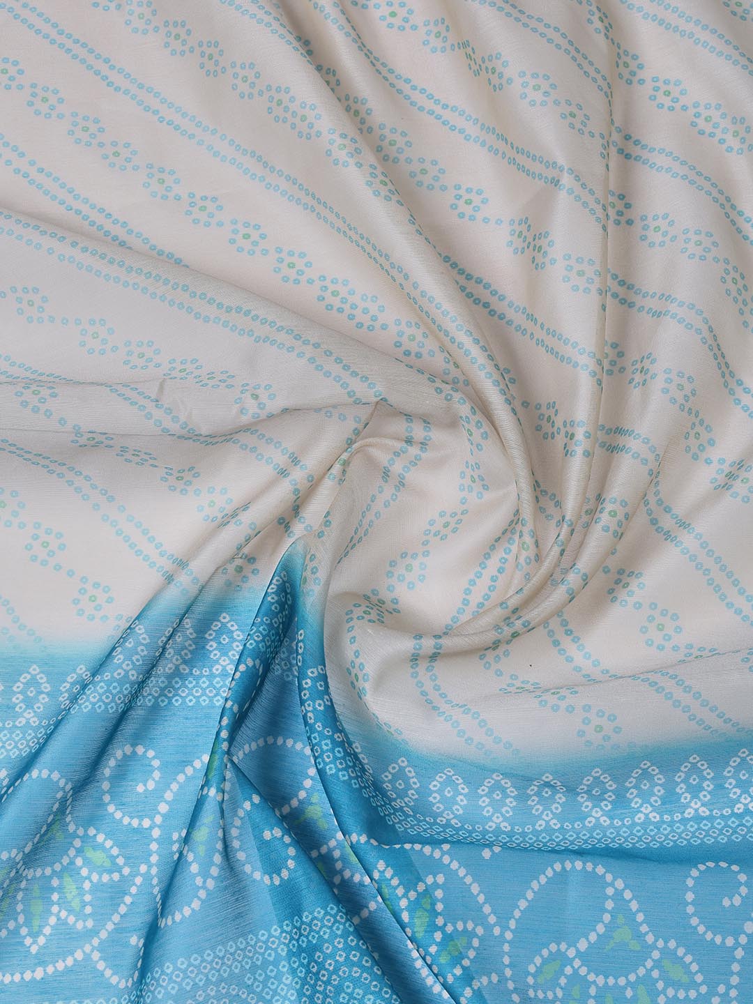 Peinted Cotton Blend Unstitched Suit With Dupatta