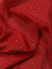 Embroidered Chinon Unstitched Suit With Dupatta