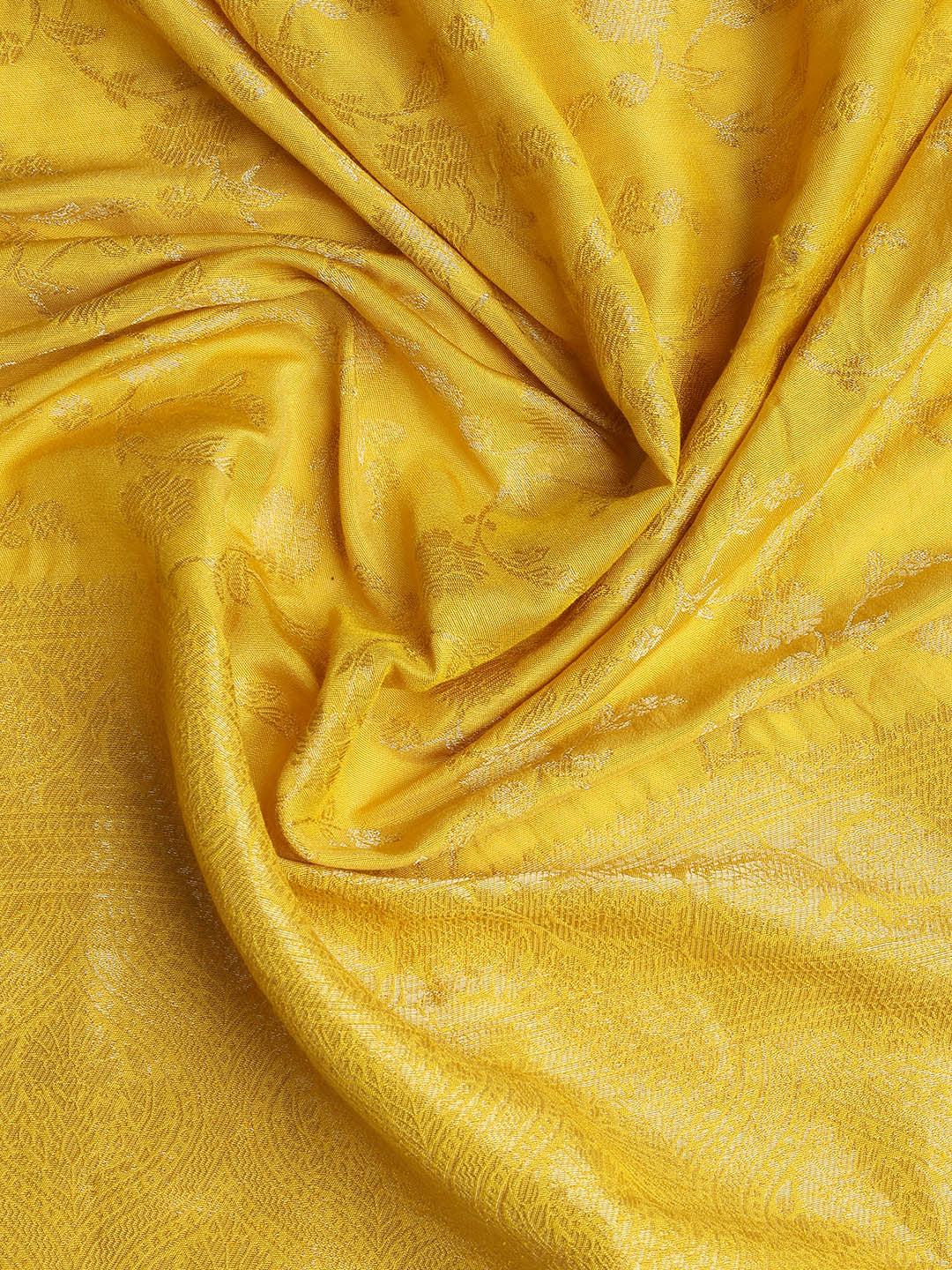 Embroidered Chanderi Unstitched Suit Piece With Dupatta