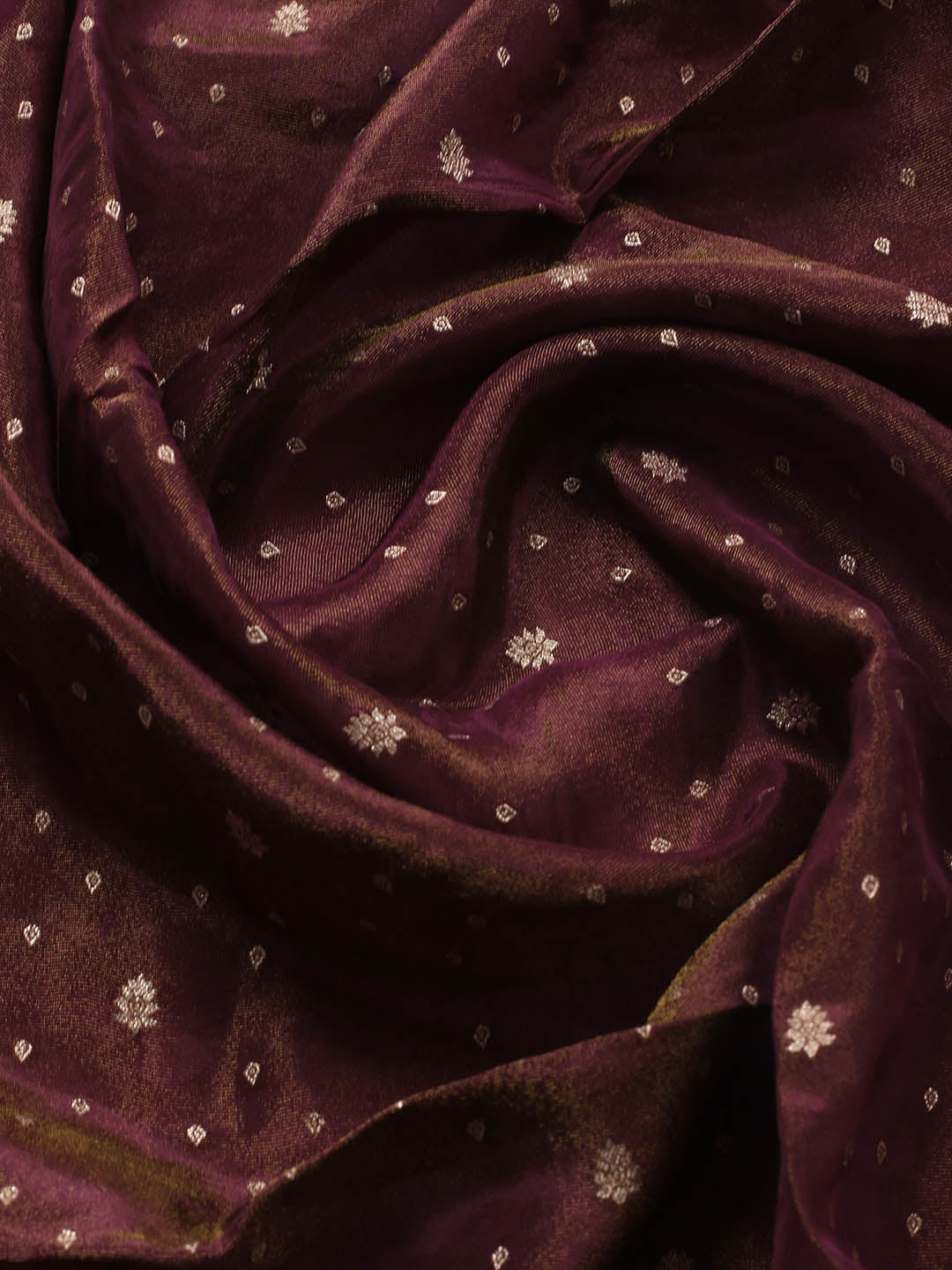 Embroidered Art Silk Unstitched Suit Piece With Dupatta