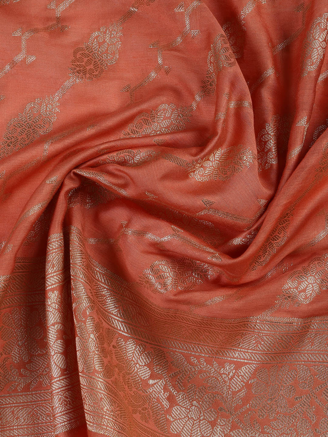Banarasi Chanderi Unstitched Suit With Dupatta