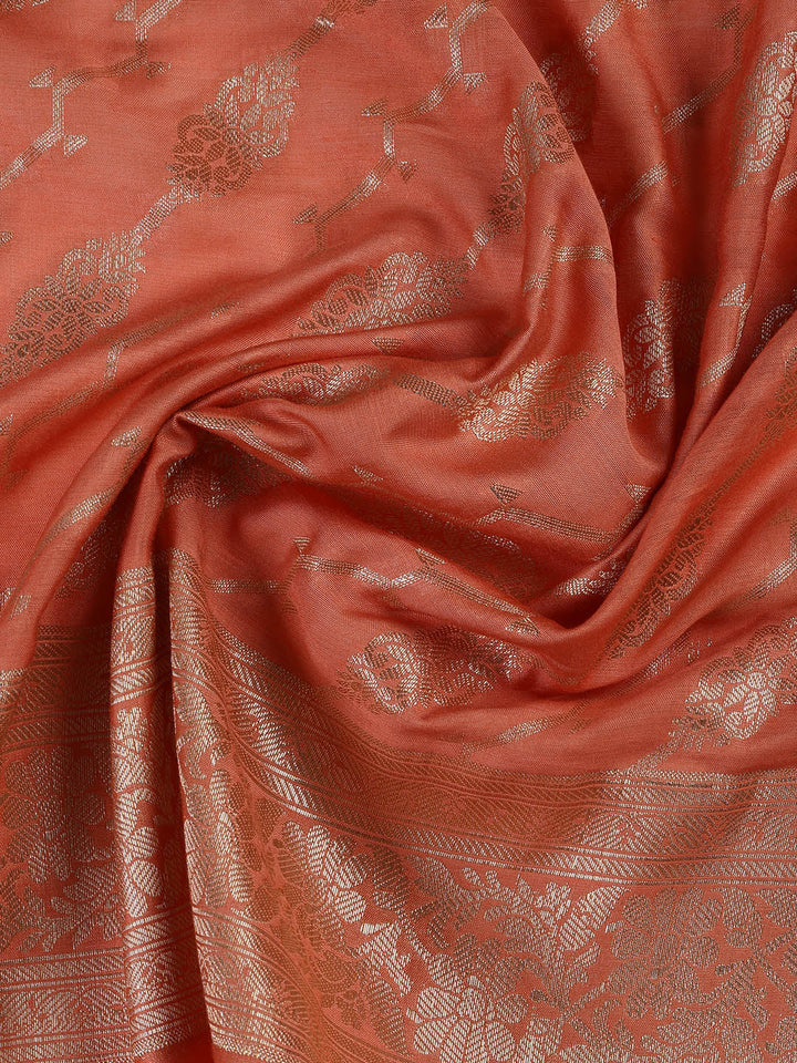 Banarasi Chanderi Unstitched Suit With Dupatta