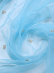 Embroidered Chiffon Unstitched Suit With Dupatta