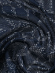 Printed Tussar Unstitched Suit With Dupatta