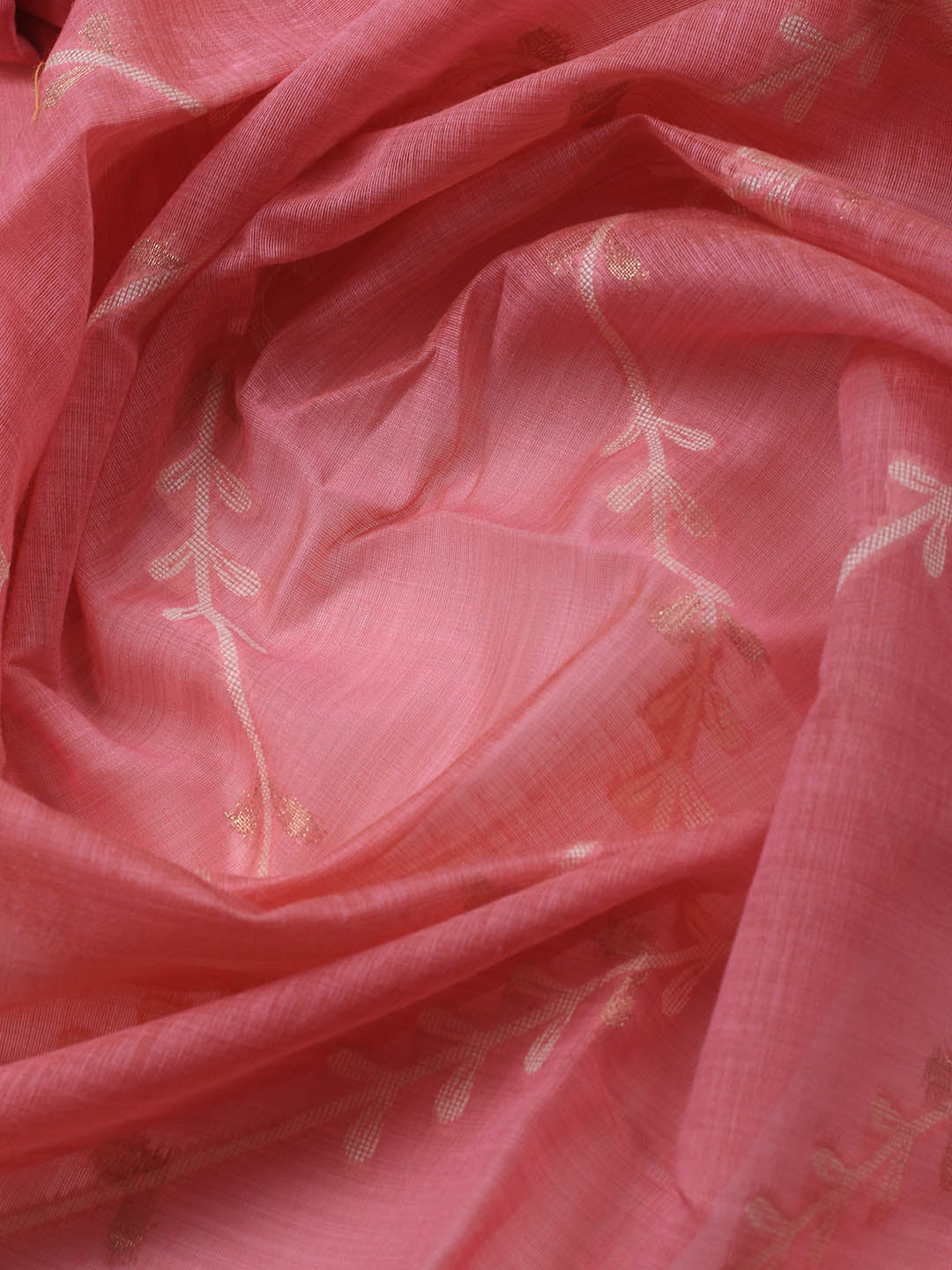 Neck Embroidery Chanderi Unstitched Suit With Dupatta