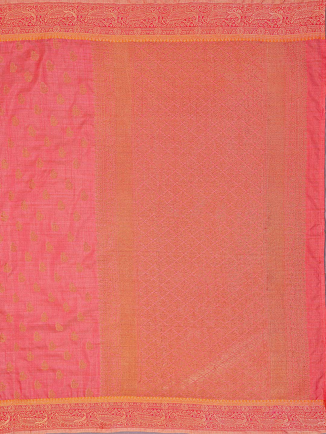 Zari Jaal Cotton Woven Saree