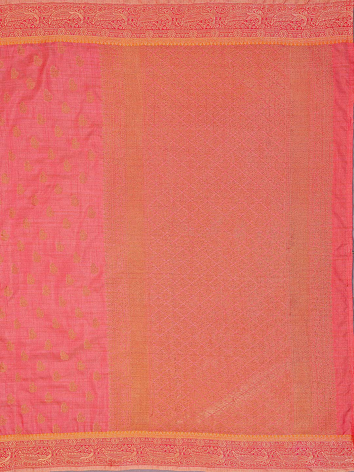 Zari Jaal Cotton Woven Saree