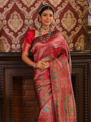 Jamawar Woven Dola Handloom Saree