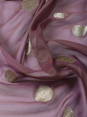 Neck Embroidered Tissue Unstitched Suit With Dupatta