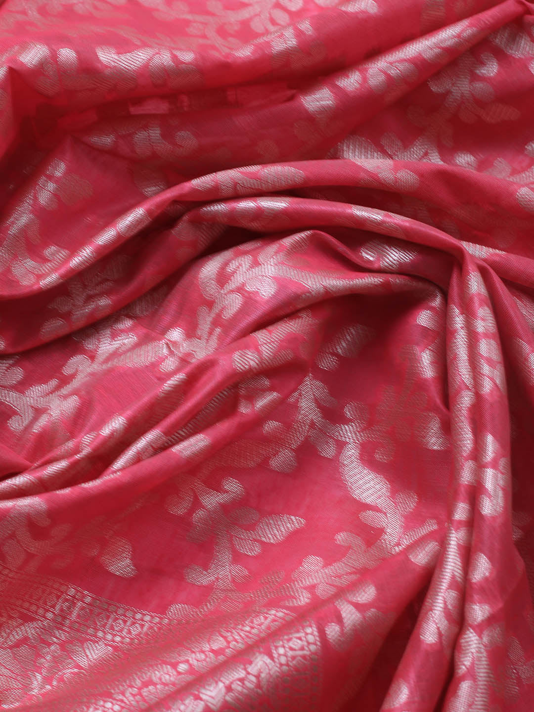 Banarasi Chanderi Unstitched Suit With Dupatta