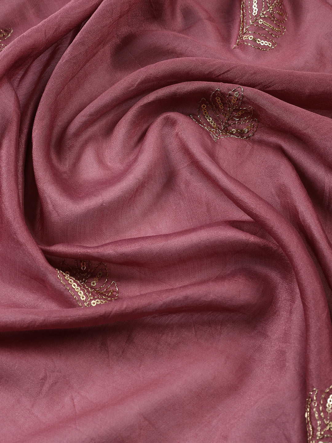 Neck Embroidered Cotton Blend Unstitched Suit With Dupatta