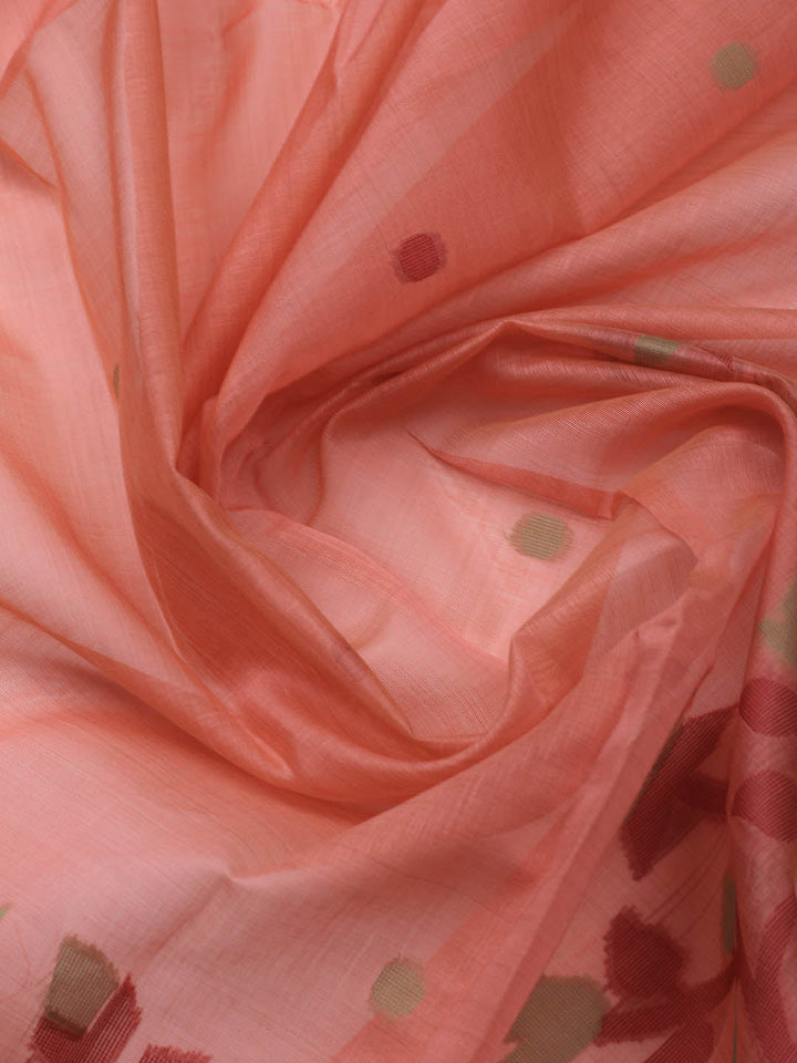 Jamdani Chanderi Unstitched Suit Piece With Dupatta