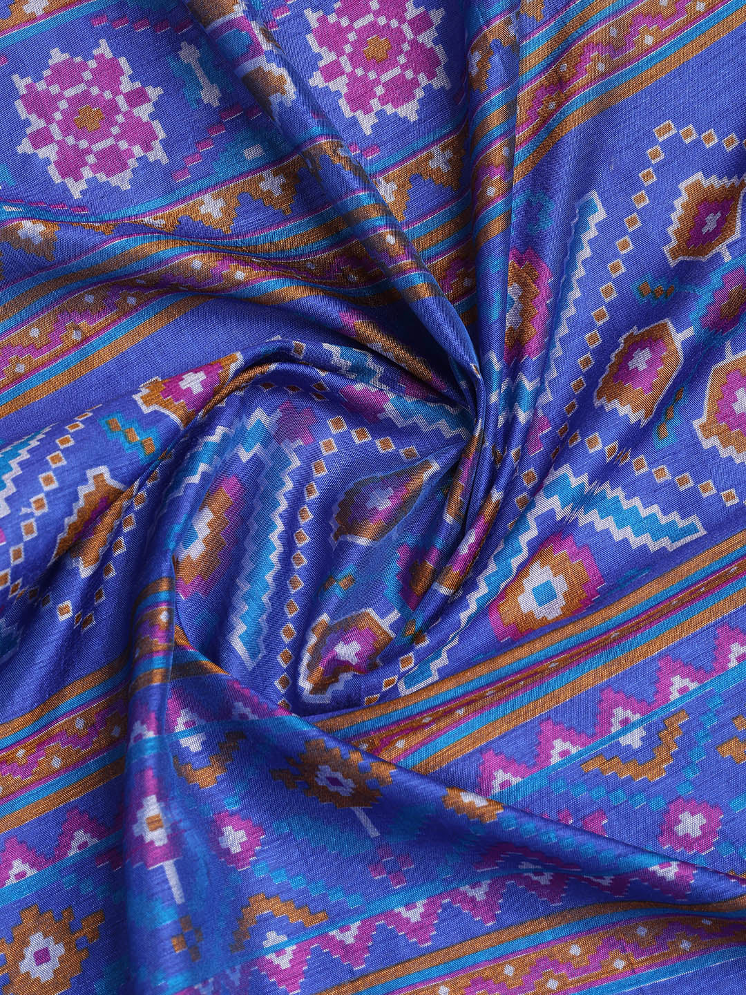 Art Silk Unstitched Suit Piece With Dupatta