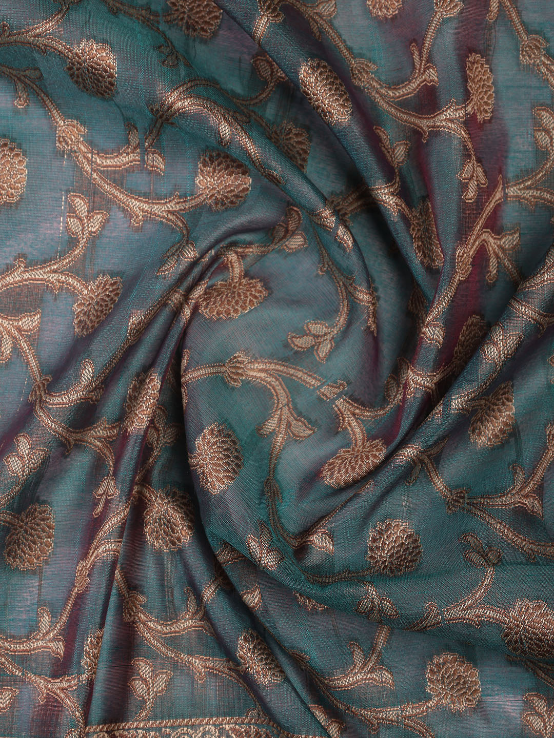 Banarasi Chanderi Unstitched Suit With Dupatta