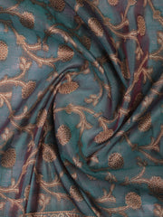 Banarasi Chanderi Unstitched Suit With Dupatta