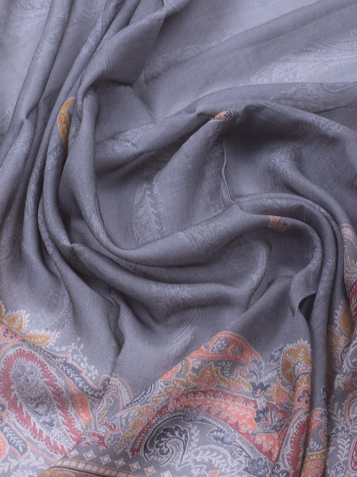 Printed Muslin Unstitched Suit With Dupatta