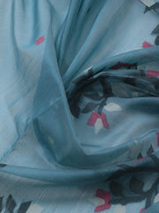 Jamdani Chanderi Unstitched Suit Piece With Dupatta