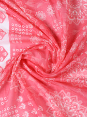 Neck Patti Cotton Blend Unstitched Suit With Dupatta
