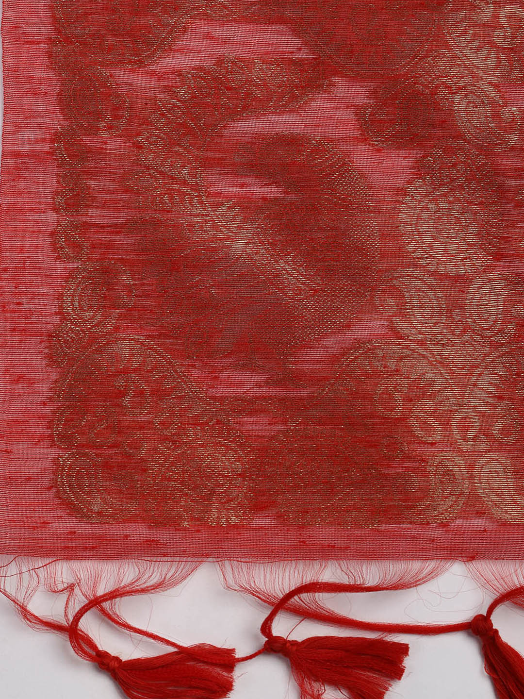 Woven Chanderi Unstitched Suit Piece With Dupatta