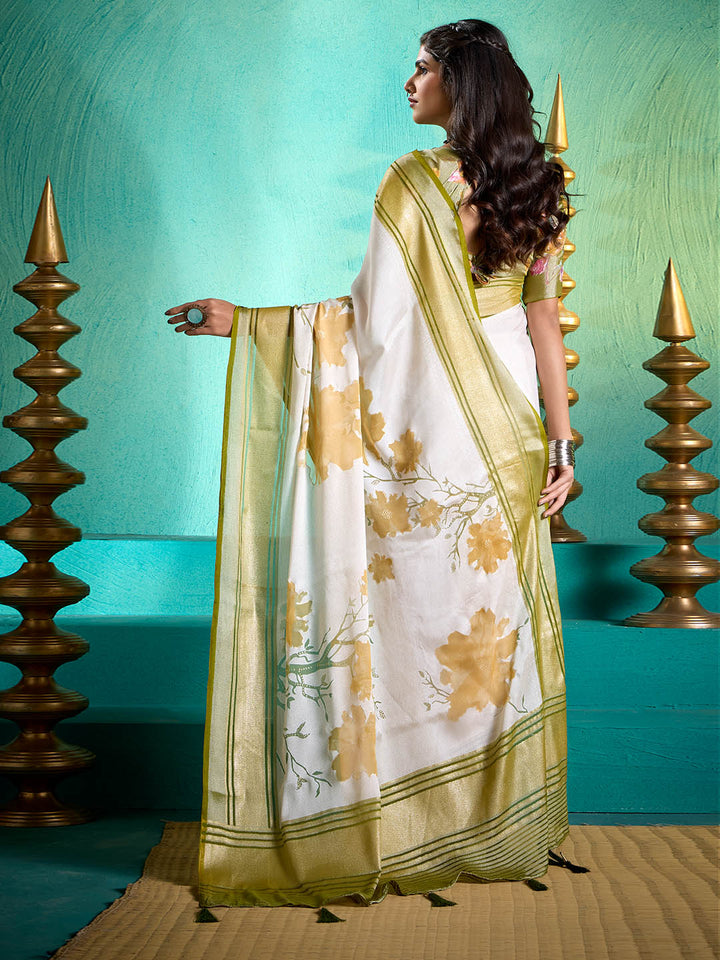 Digital Floral Printed Georgette Saree