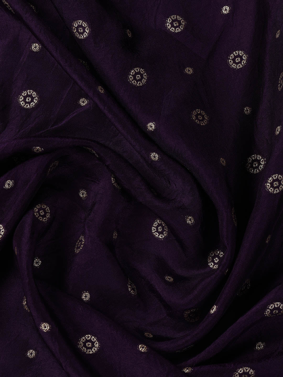 Embroidered Art Silk Unstitched Suit Piece With Dupatta