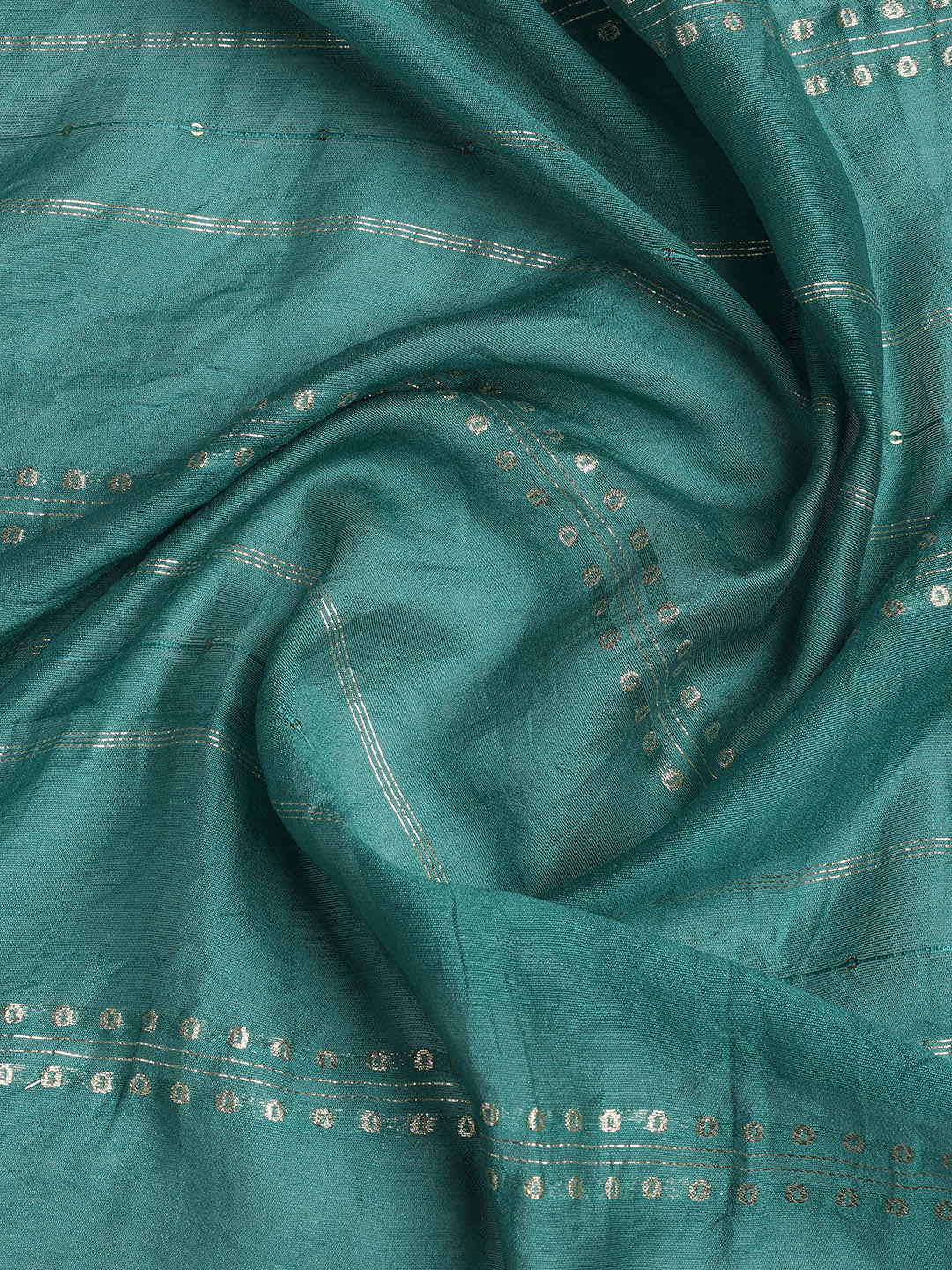 Neck Embroidery Chanderi Unstitched Suit With Dupatta