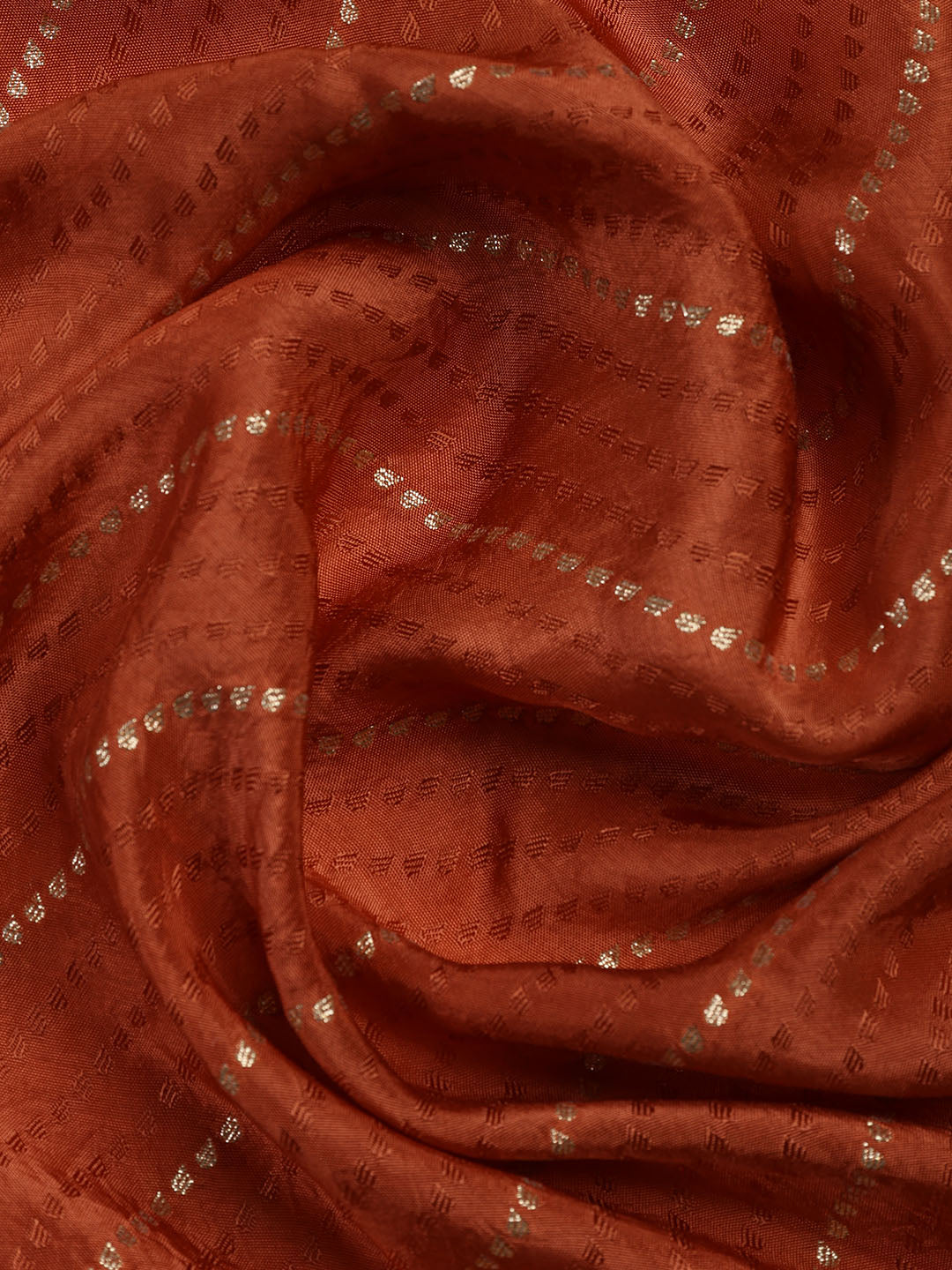 Woven Border Chanderi Unstitched Suit With Dupatta