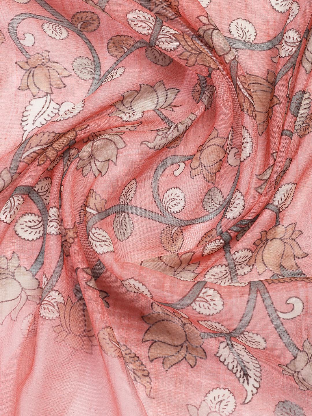 Neck Embroidered Cotton Blend Unstitched Suit With Dupatta
