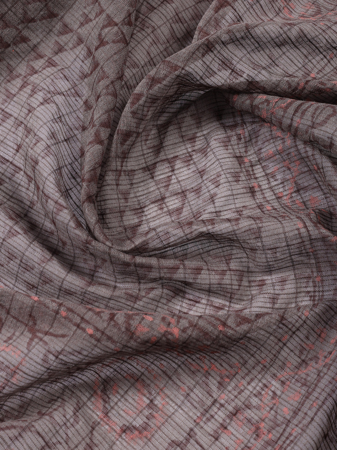 Printed Cotton Blend Unstitched Suit With Dupatta