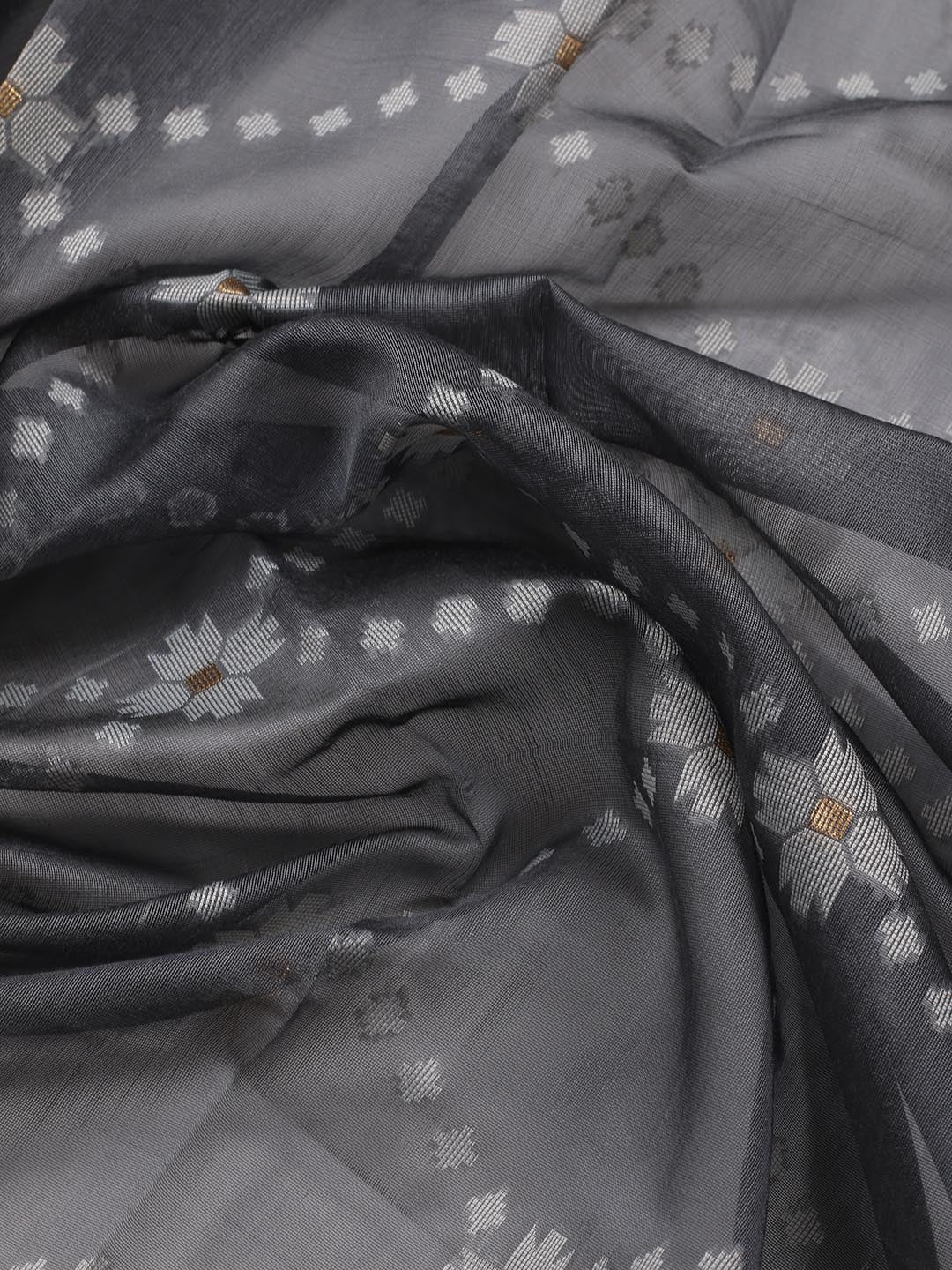 Jamdani Chanderi Unstitched Suit Piece With Dupatta