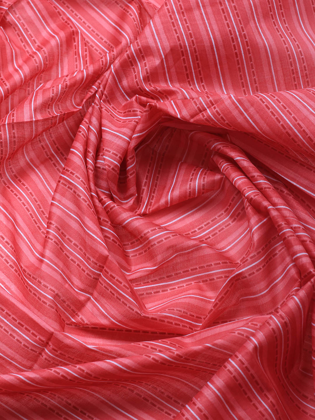 Printed Cotton Blend Unstitched Suit Piece With Dupatta