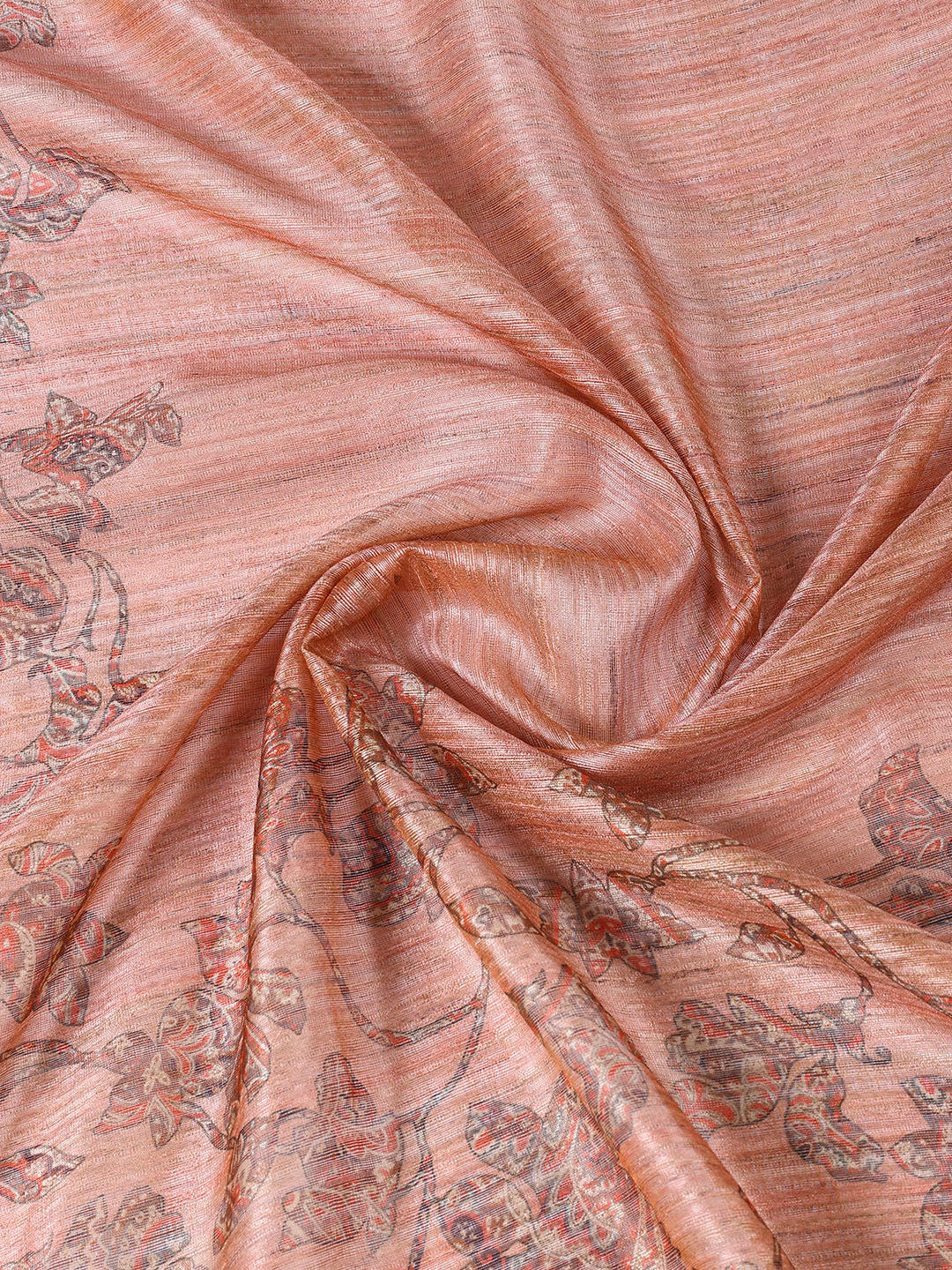 Kantha Work Chanderi Unstitched Suit With Dupatta