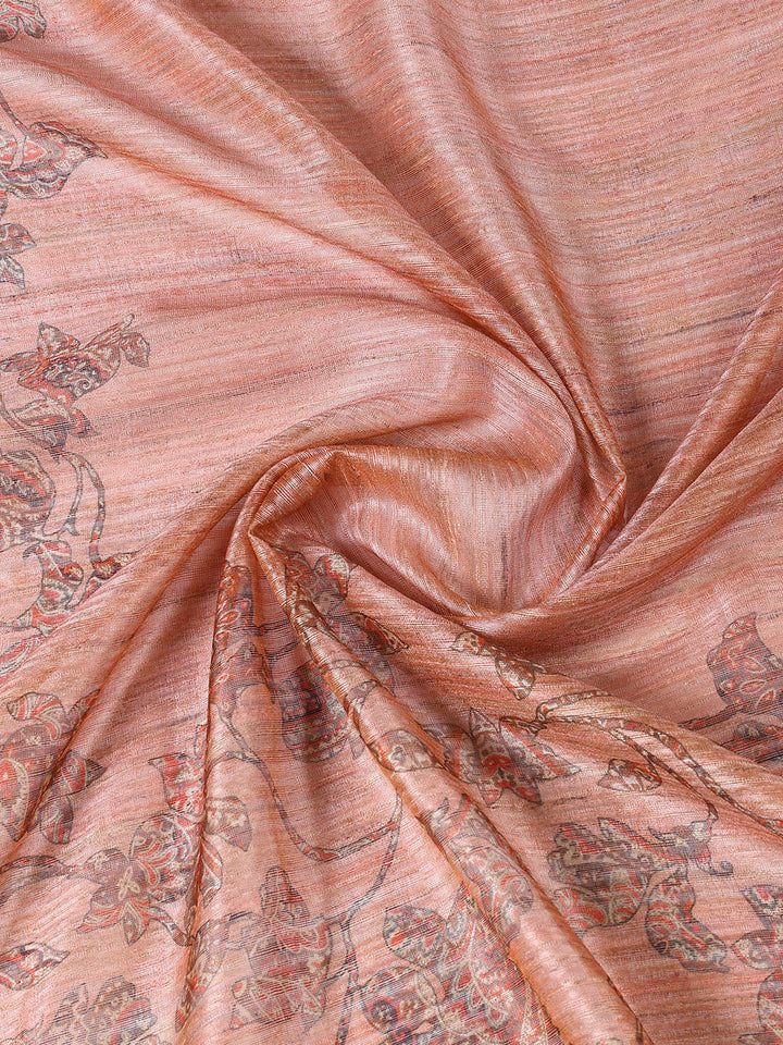 Kantha Work Chanderi Unstitched Suit With Dupatta
