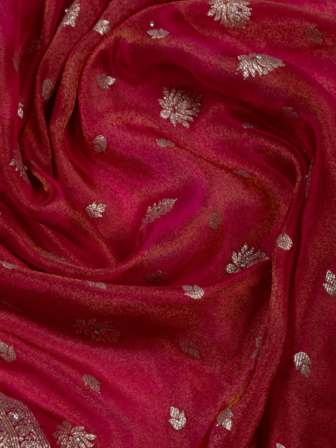 Embroidered Tissue Unstitched Suit With Dupatta