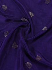 Woven Chanderi Unstitched Suit Piece With Dupatta