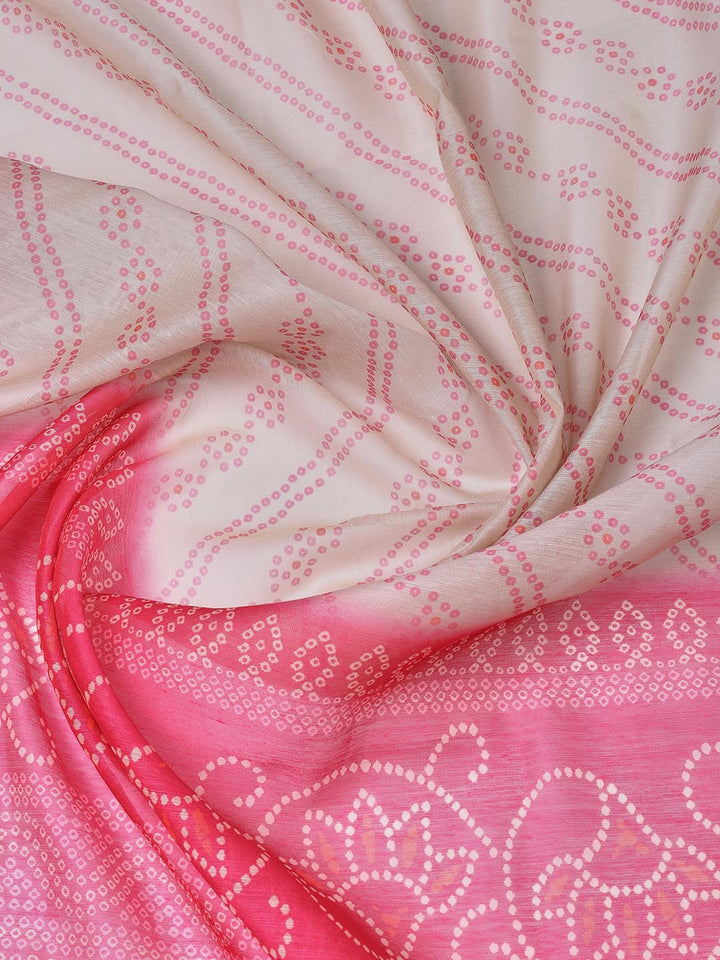 Peinted Cotton Blend Unstitched Suit With Dupatta